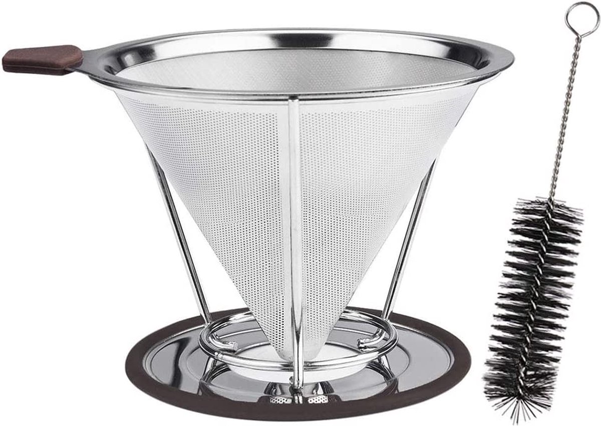 Koffiefilter herbruikbaar, RVS, 2-4 kopjes online kopen?| Dille & Kamille