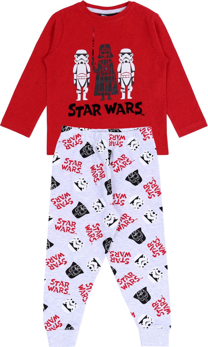 STAR WARS DISNEY - rood-grijze pyjama / 104