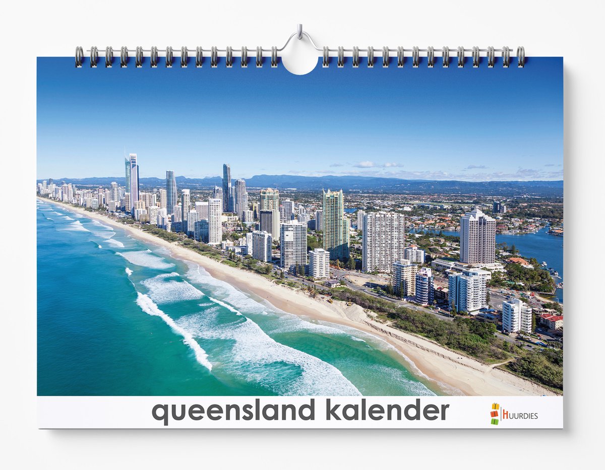 Queensland kalender XL 42 x 29.7 cm | Verjaardagskalender Queensland | Verjaardagskalender Volwassenen