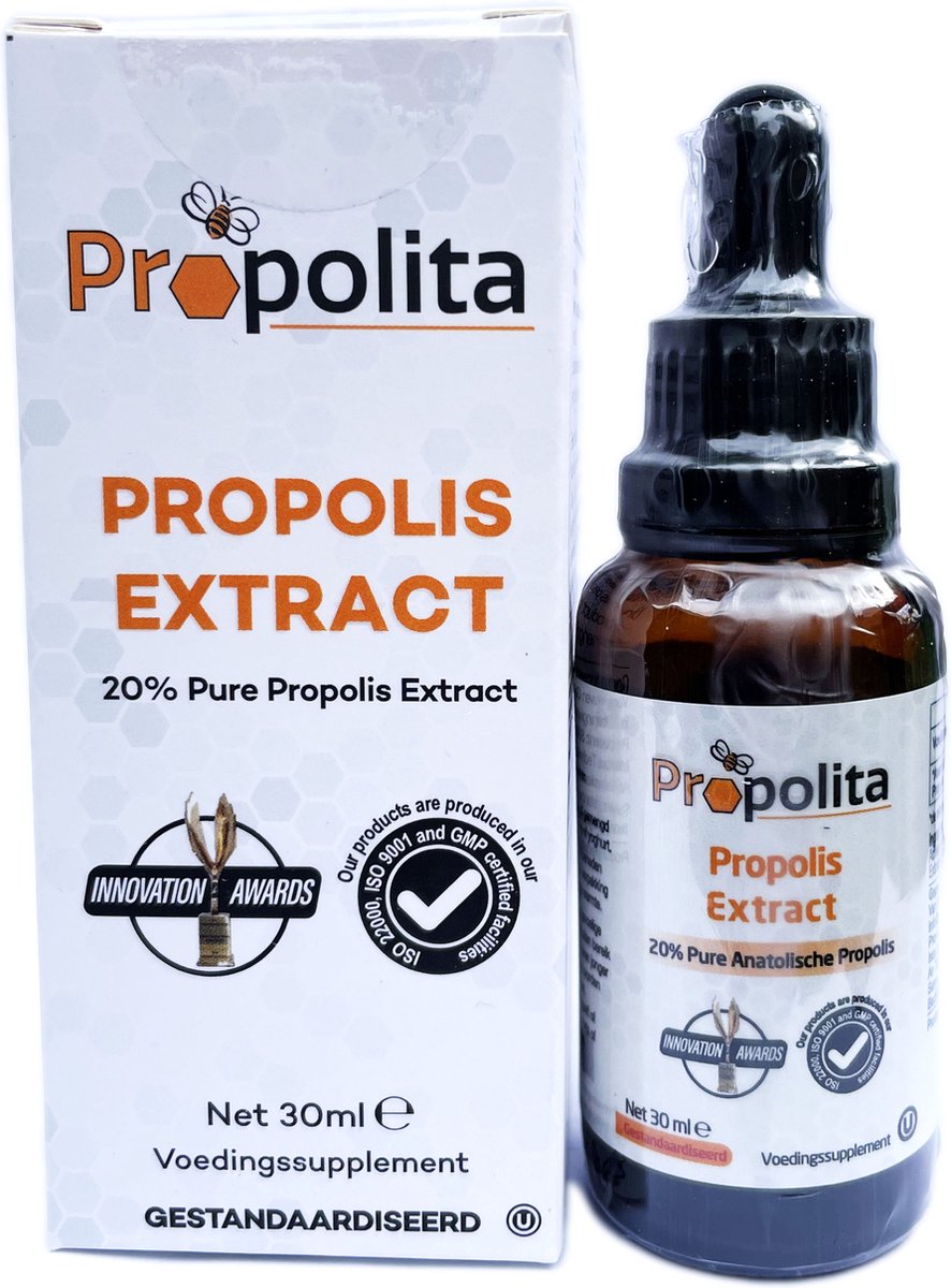 100% Propolis Extract tinctuur, 30% pure propolis 30ml Propolitos