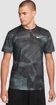 Nike Dri-Fit Sportshirt Heren - Zwart Camo - Maat S