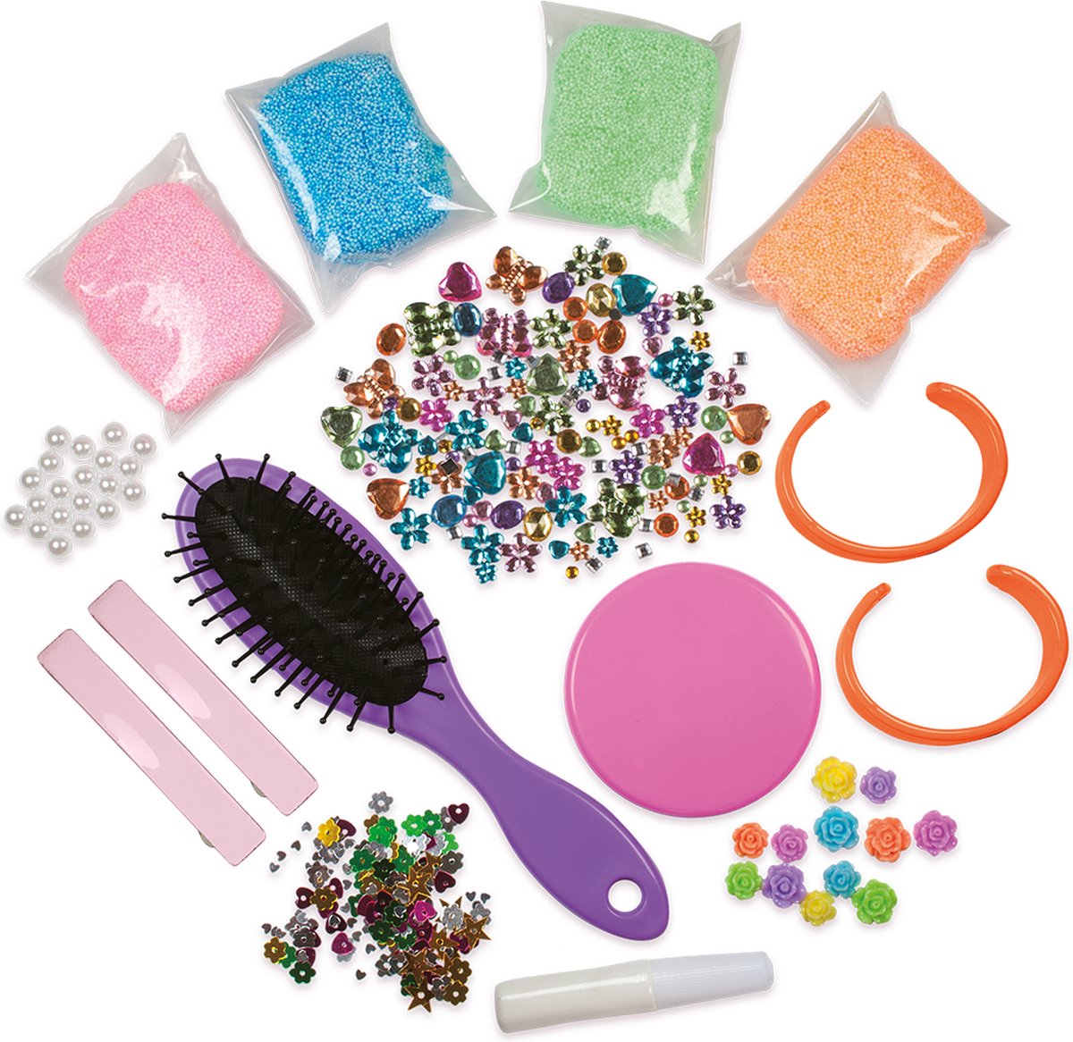 Jumbo - Jill Schirnhofer - Versier je eigen beauty set - Knutselset - Knutselpakket 6 jaar — afbeelding 2