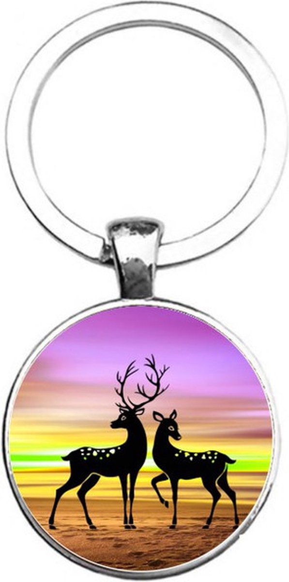 Sleutelhanger Glas - Herten