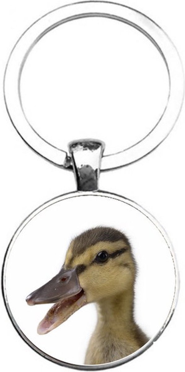 Sleutelhanger Glas - Eend