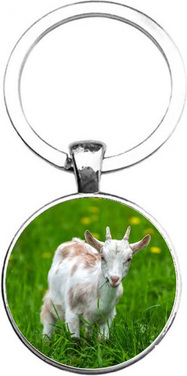 Sleutelhanger Glas - Geit