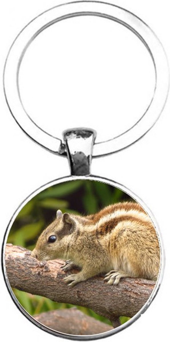 Sleutelhanger Glas - Eekhoorn