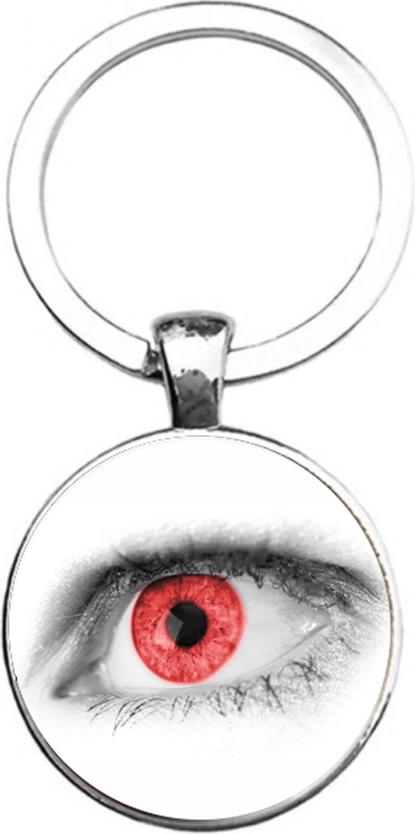 Sleutelhanger Glas - Oog