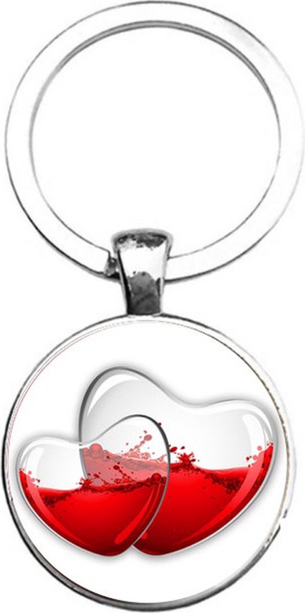 Sleutelhanger Glas - Liefde