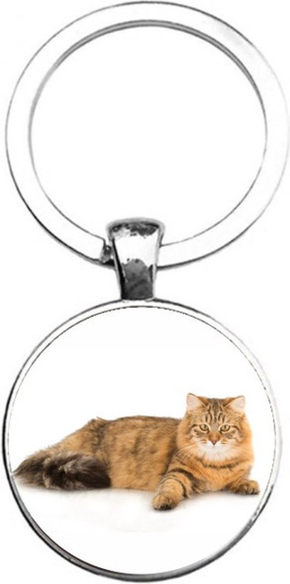 Sleutelhanger Glas - Kat