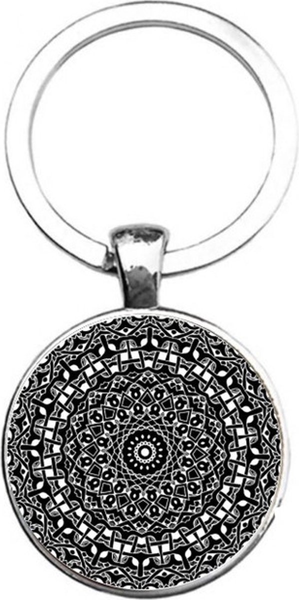 Sleutelhanger Glas - Mandala