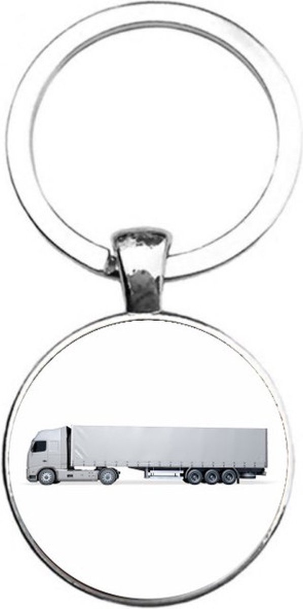 Sleutelhanger Glas - Vrachtwagen