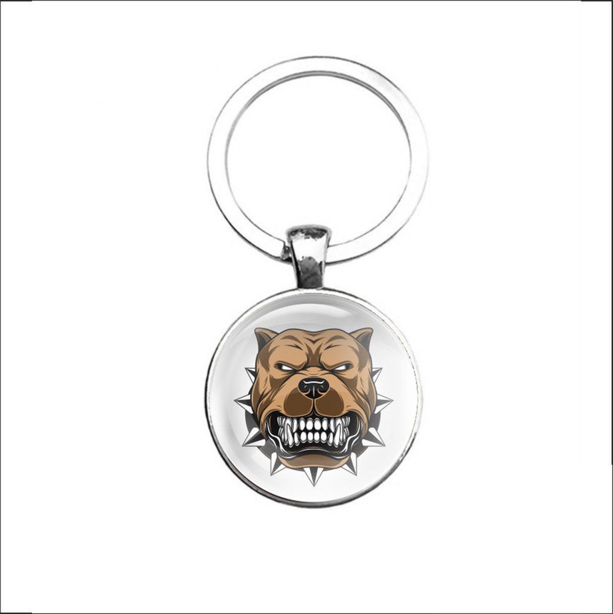 Sleutelhanger Glas - Hond