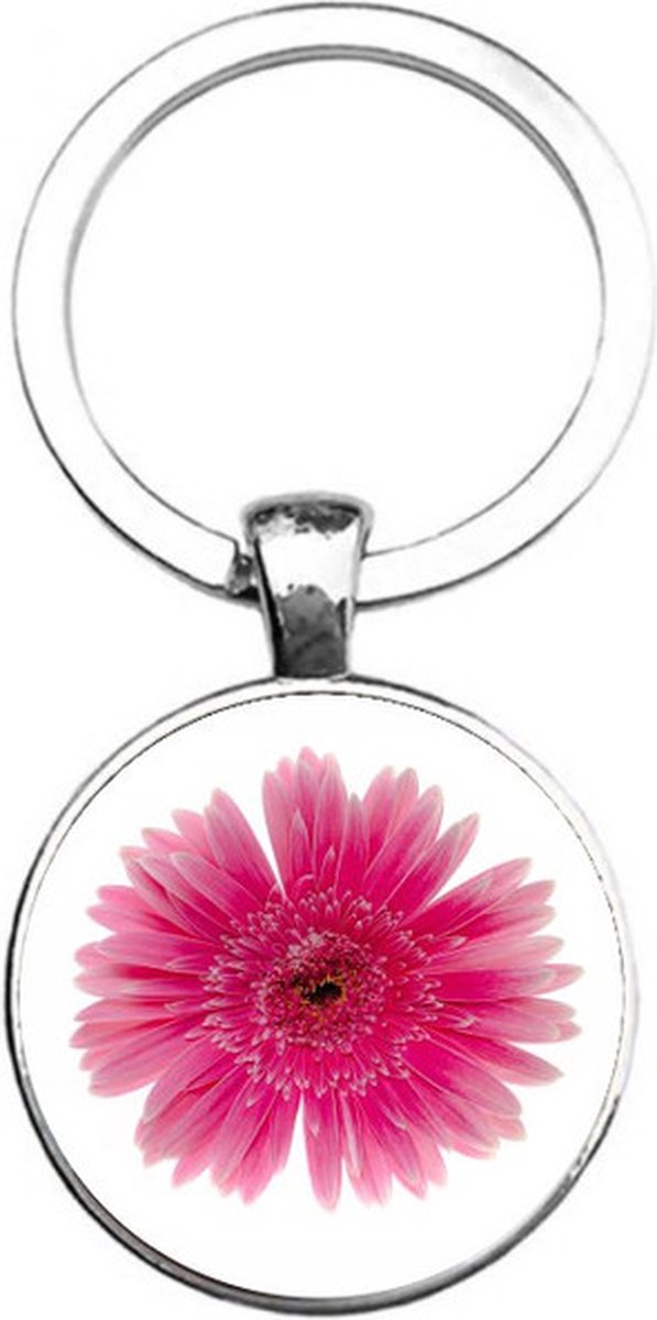 Sleutelhanger Glas - Bloem