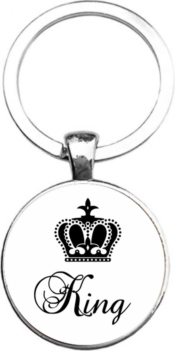 Sleutelhanger Glas - King