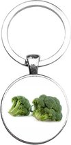 Sleutelhanger Glas - Broccoli