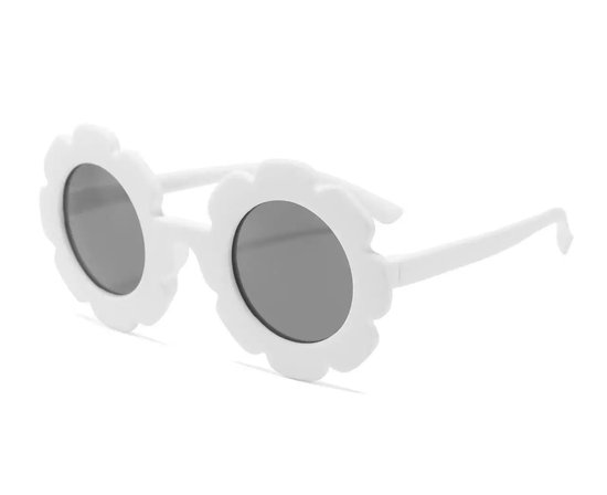 Babycure kids zonnebril - Rood, Wit, Geel - 3 kleuren brillen - Hippe flower sunglass - Stoer voor kinderen van Babycure — afbeelding 2