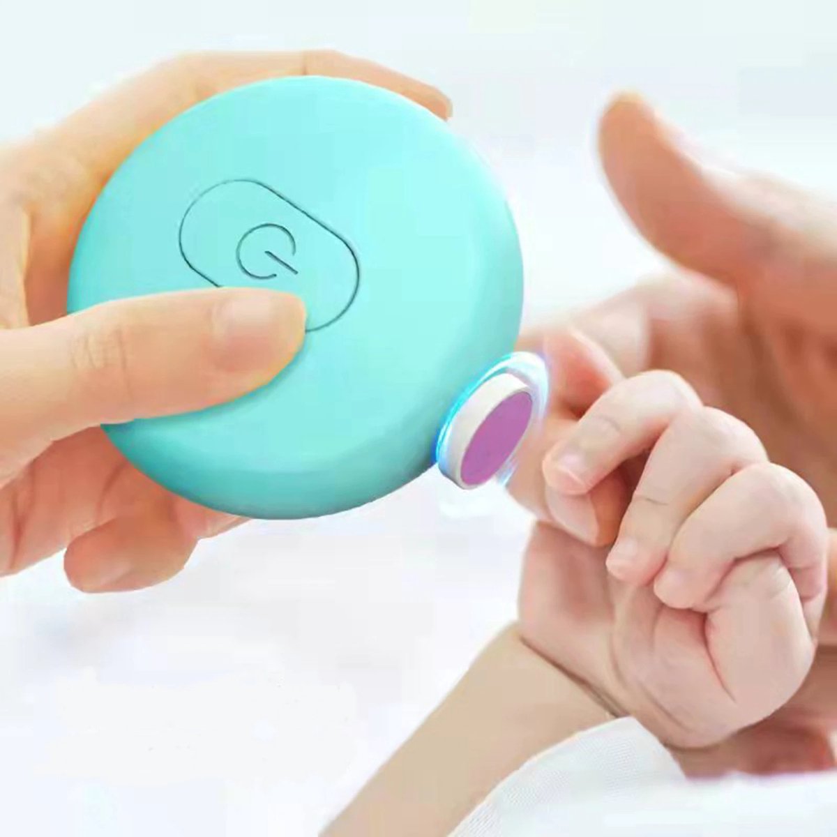 Elektrische baby nagelvijl - Baby nagel set - babynagels - manicure -babymanicure - blauw