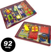 Sinterklaas Cadeaulabels & Cadeau Naamstickers - SET 92 DELIG