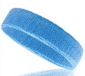 Bandeau contre la sueur – Bandeau anti-transpiration pour le sport – Bleu clair