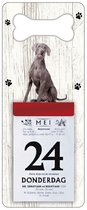 Scheurkalender 2024 Hond: Weimaraner