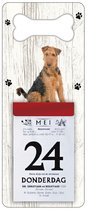 Scheurkalender 2024 Hond: Airedale TerrieÃ©r