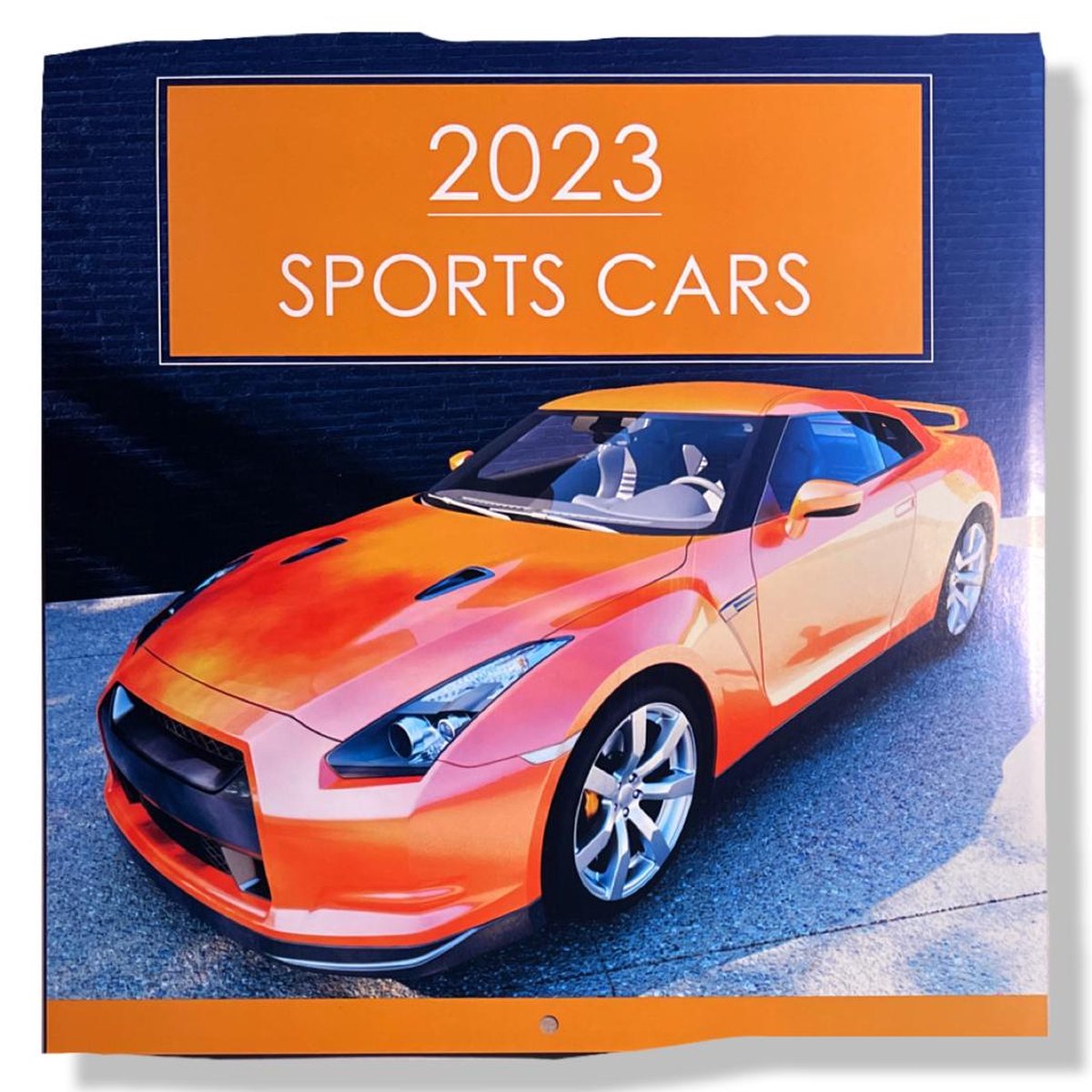 Sportauto kalender - 2023 - Maandkalender - 28x28cm