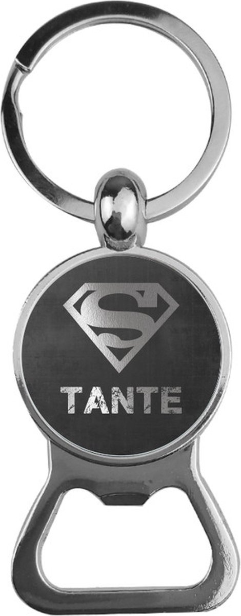 Bieropener Glas - Super Tante