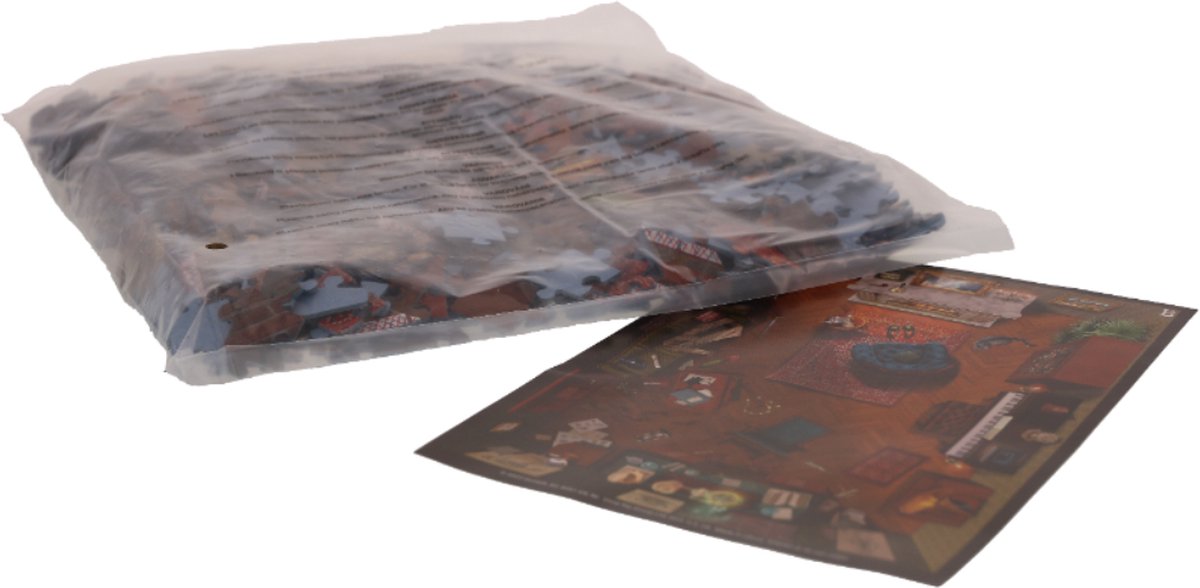 Scène du crime : Le mystère du collier volé - Puzzle 2 en 1 - 980 pièces de puzzle