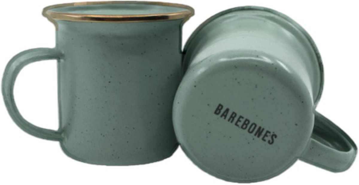 Barebones Espresso Cup/Enamel set 2 pcs - bekers - mint