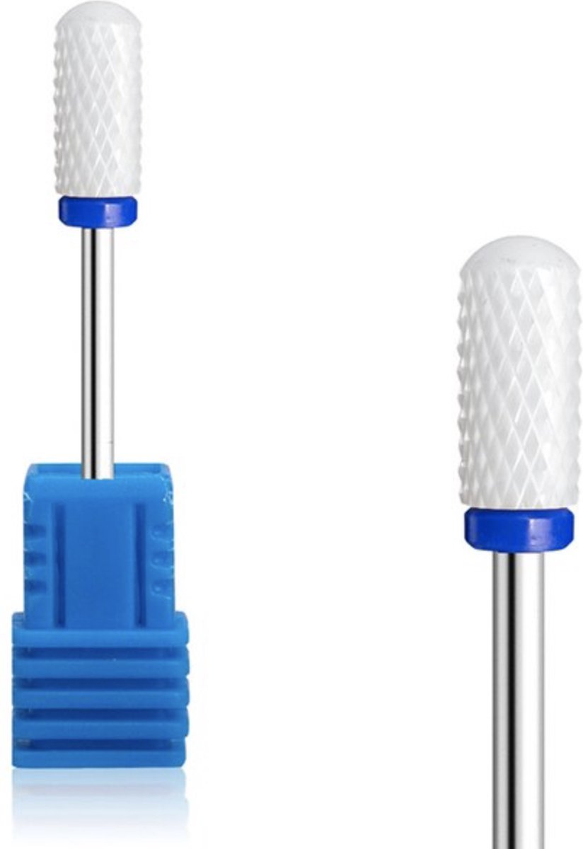Callance Keramische Bitje Nagel Frees Blauw Rond (medium) - nagelfrees - bit - bitje - frees - pedicure - manicure - nagels - nagelstyliste - kunstnagels - acryl - gel - gelpolish