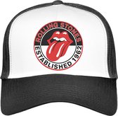 La casquette Rolling Stones Trucker Est. 1962 Zwart/ Wit