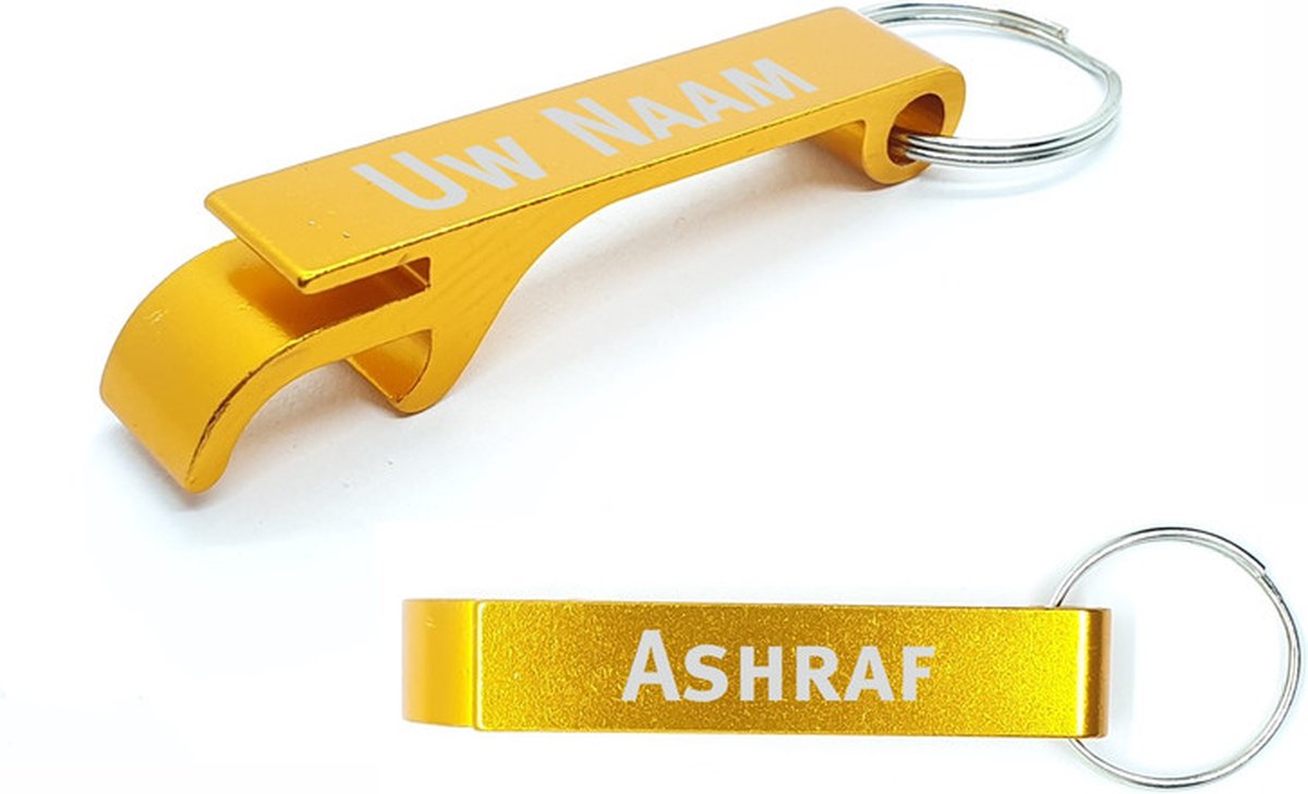 Bieropener Met Naam - Ashraf