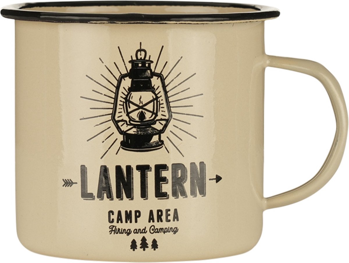 Fosco Emaille Mok Outdoor Lantern beige