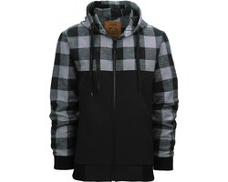 Fostex Garments - Lumbershell Jacket (kleur: Zwart/Grey / maat: XXL)