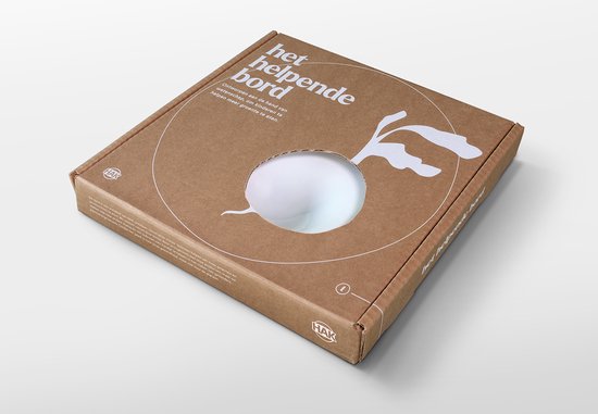 Het Helpende Bord van HAK - Helpt kinderen om meer groenten te eten - Voor moeilijke eters - Servies (27,5cm)