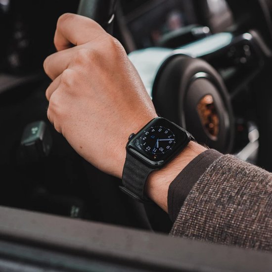 Bracelet Apple Watch 44 mm en Alcantara - Blue Ocean