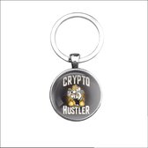 Sleutelhanger Glas - Crypto Hustler