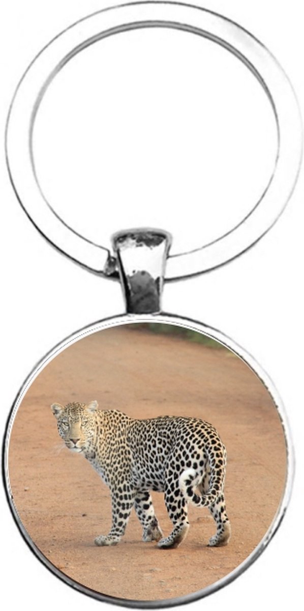 Sleutelhanger Glas - Panter