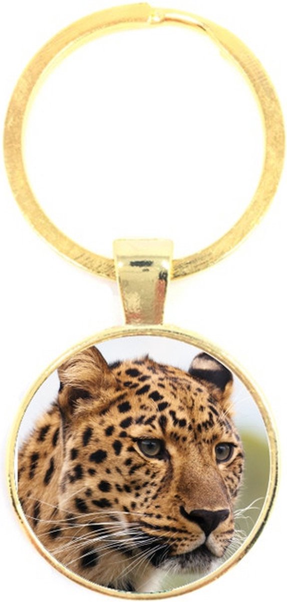 Sleutelhanger Glas - Panter