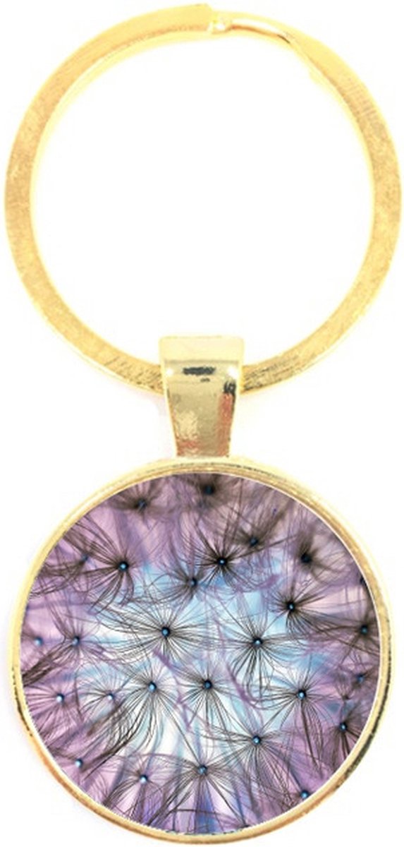 Sleutelhanger Glas - Bloem