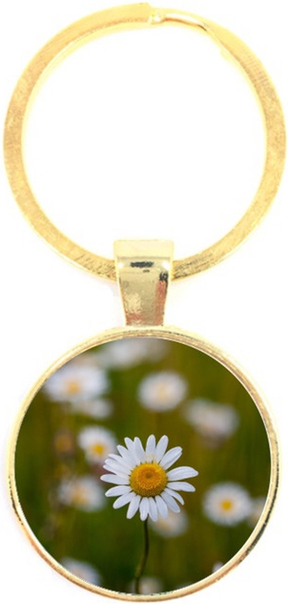 Sleutelhanger Glas - Bloem