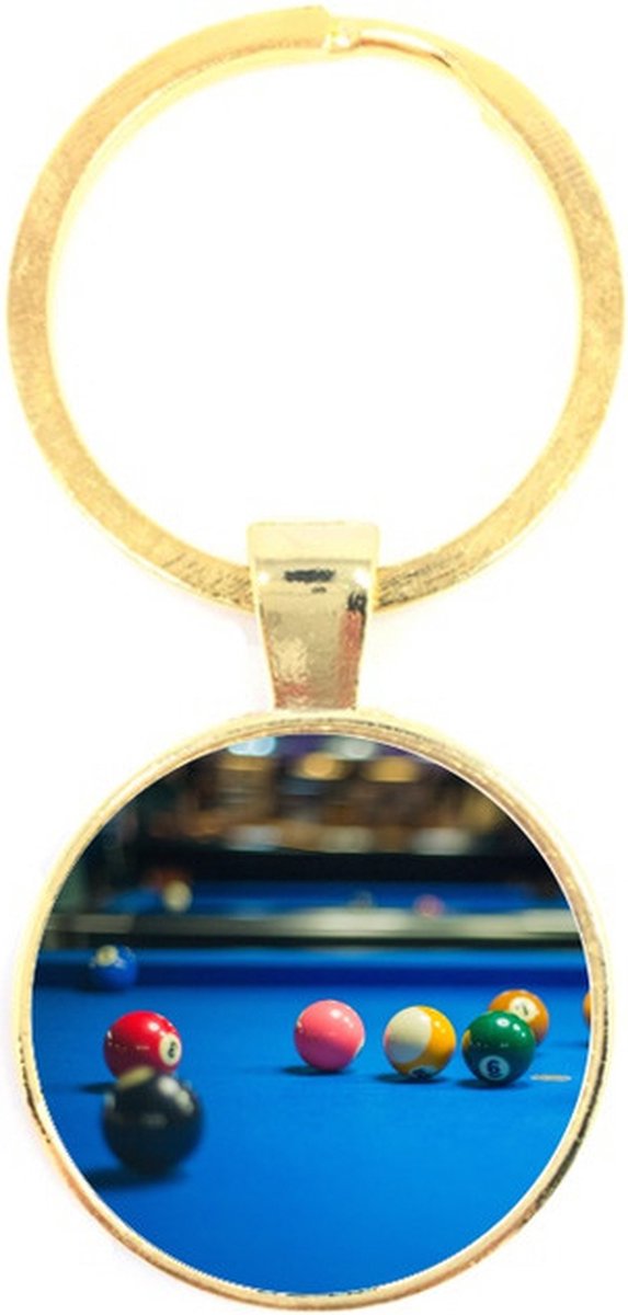 Sleutelhanger Glas - Pool