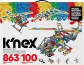 K'NEX 100 Modellen – Bouwset voor Kinderen – 863 Onderdelen – Met Opbergdoos – Vanaf 7 Jaar