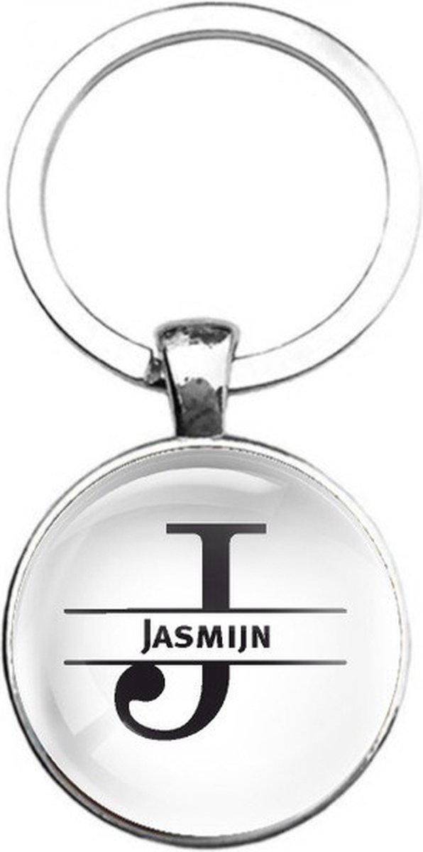 Sleutelhanger Glas - Jasmijn