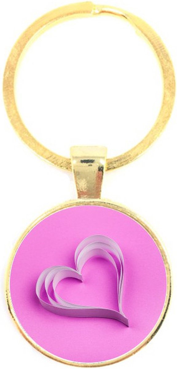 Sleutelhanger Glas - Liefde