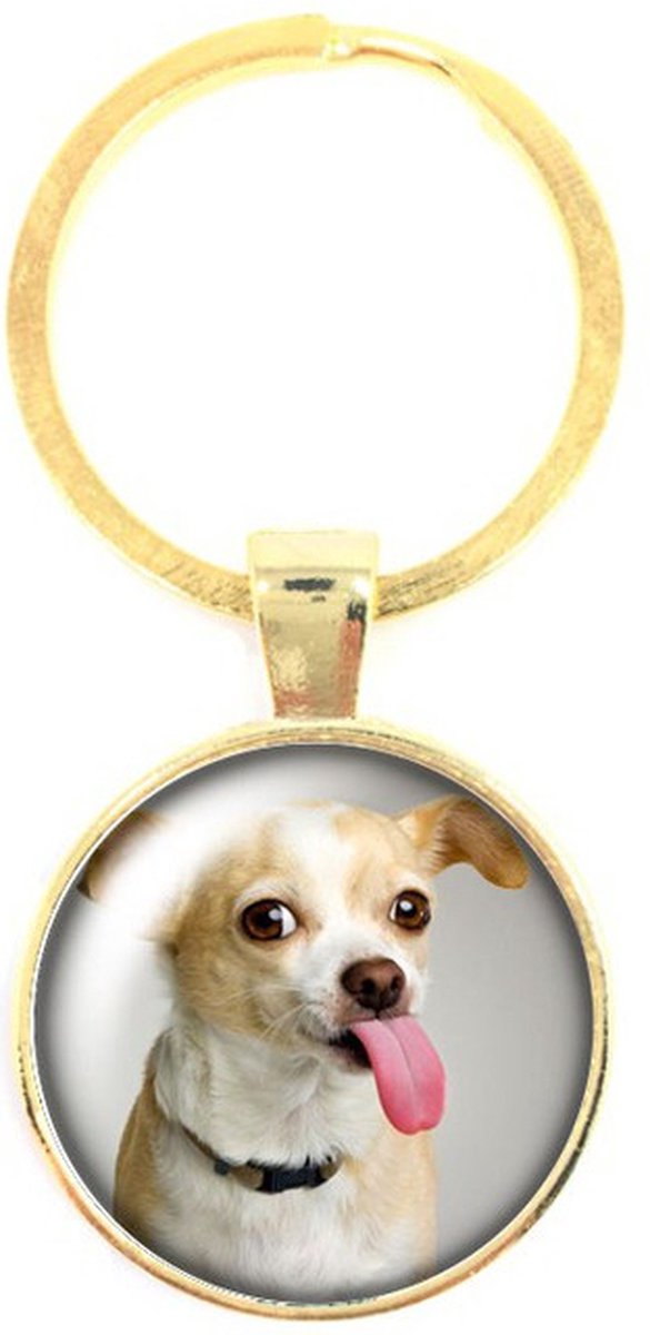 Sleutelhanger Glas - Hond
