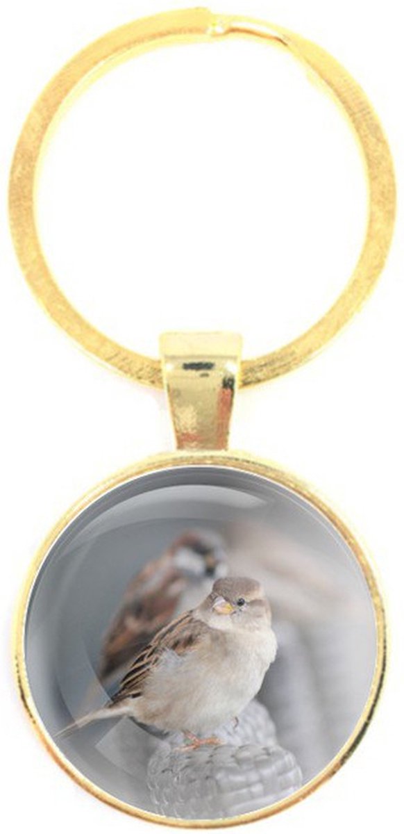 Sleutelhanger Glas - Vogel