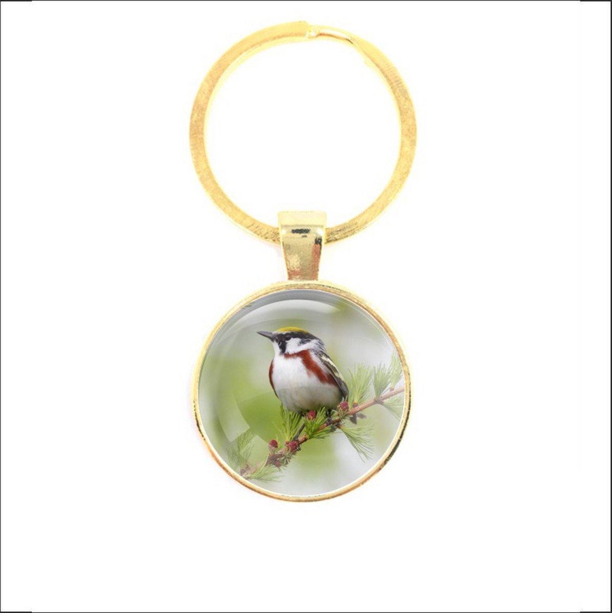 Sleutelhanger Glas - Mus