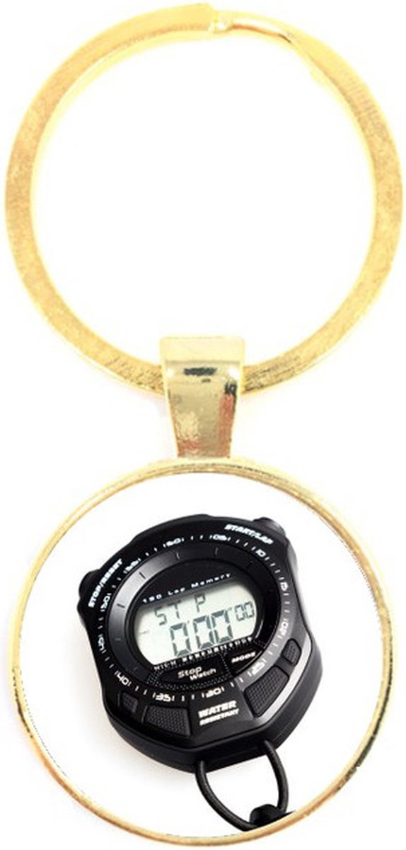 Sleutelhanger Glas - Stopwatch