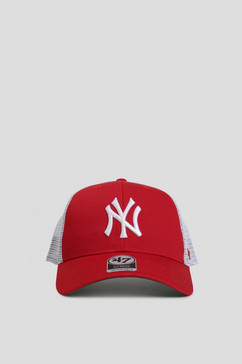 New York Yankees MLB Mesh Pop MVP Red/White Trucker - 47 Brand